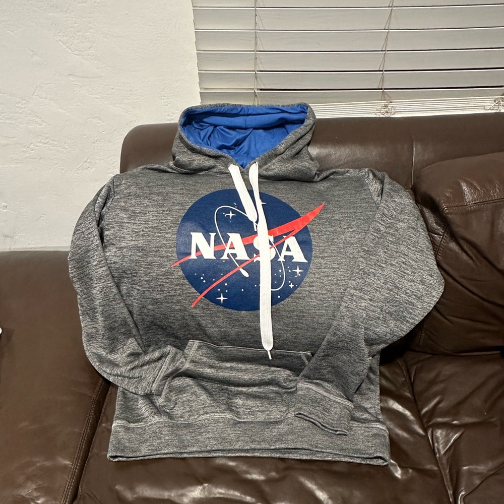 NASA Graphic Gray Hoodie